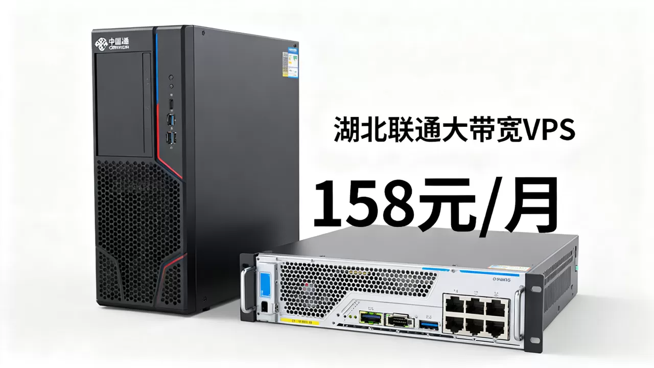 湖北联通大带宽VPS低至158元/月值得入手吗？湖北联通大带宽服务器推荐