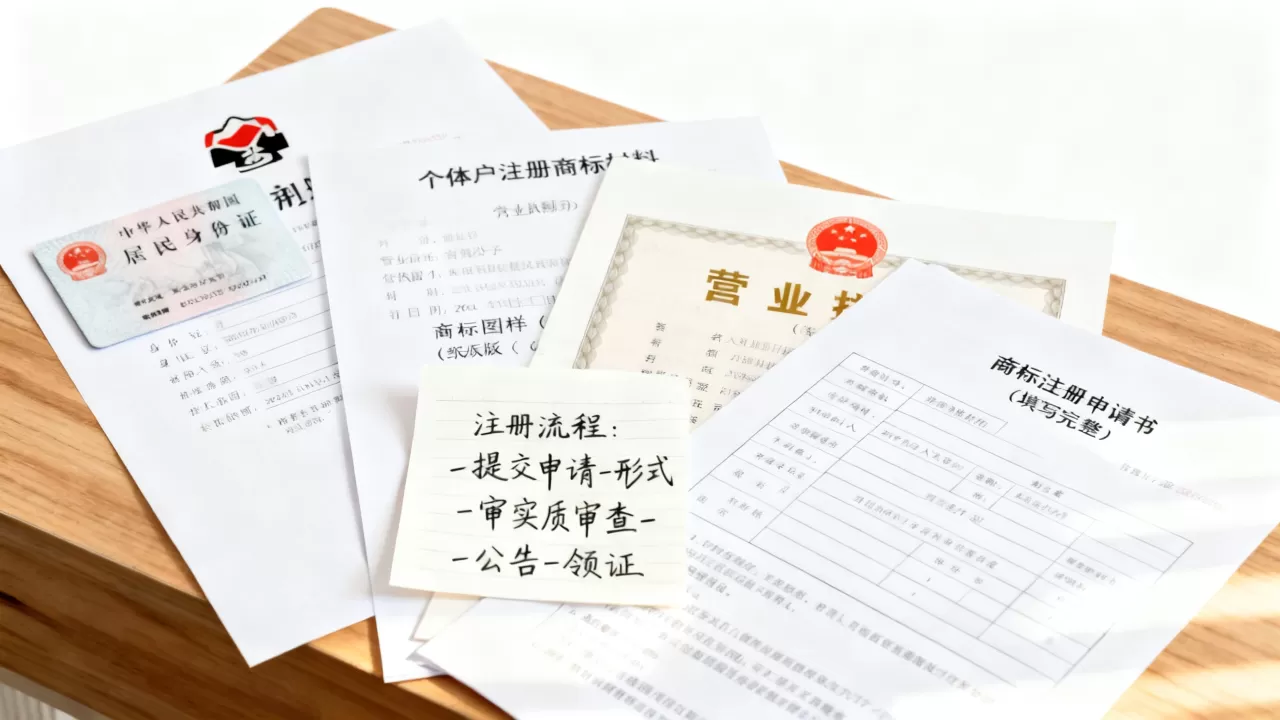 个体户如何注册商标？注册流程及所需材料详解