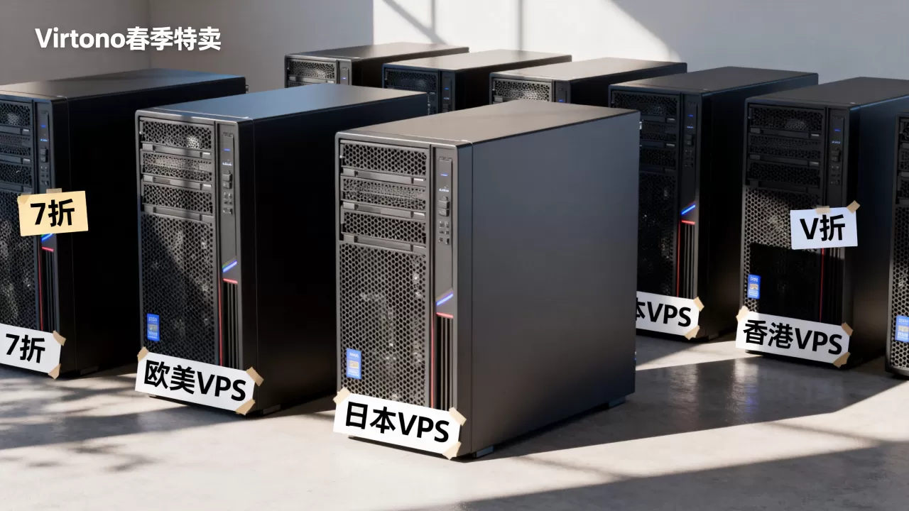 Virtono春季特卖VPS新购7折真的便宜吗？欧美日港VPS哪家性价比高
