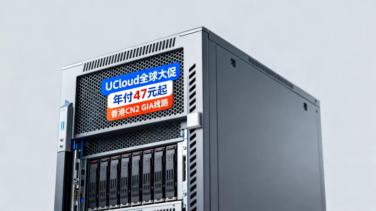 UCloud全球大促年付47元起是真是假？香港CN2 GIA线路稳定性如何