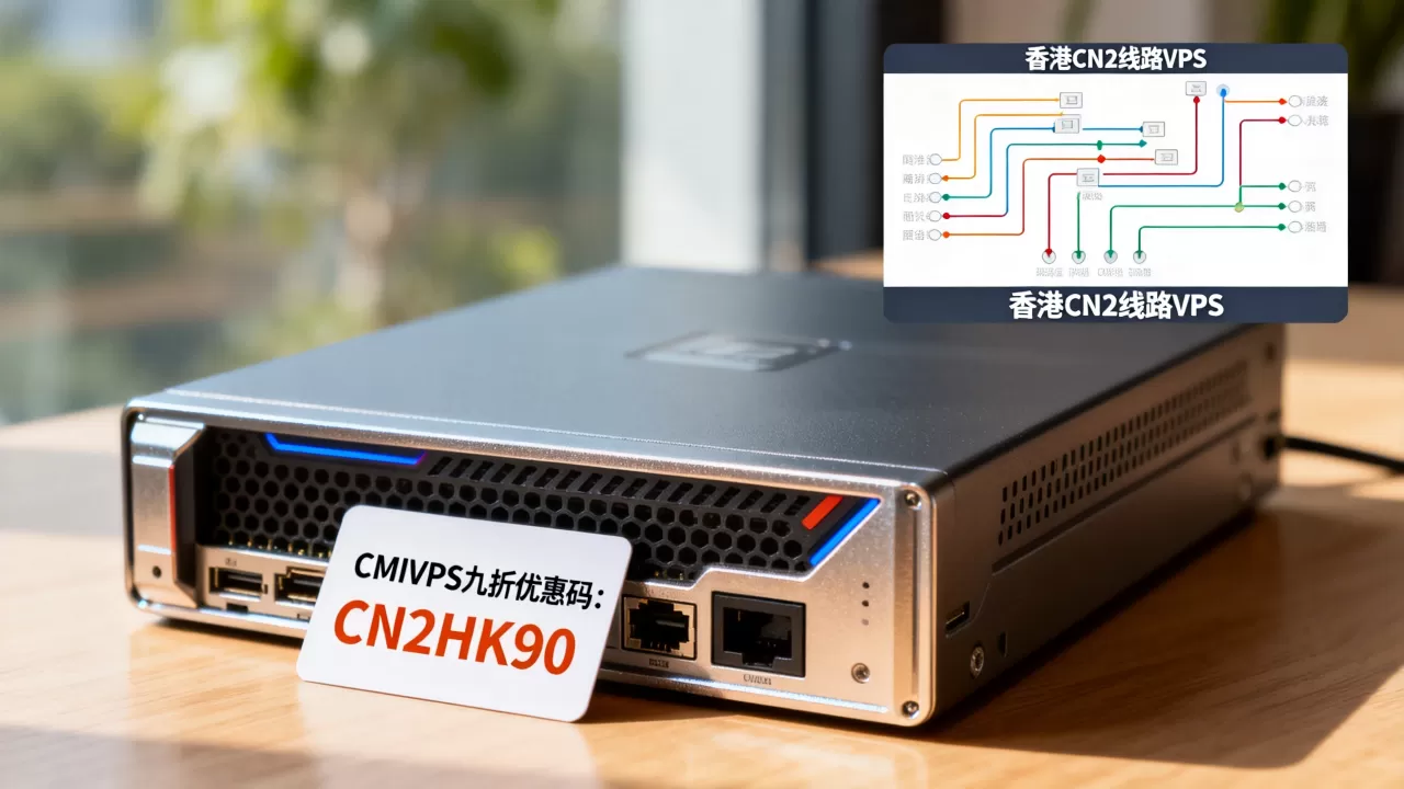 CMIVPS九折优惠码怎么领？香港CN2线路VPS推荐