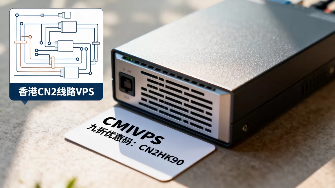 CMIVPS九折优惠码怎么领？香港CN2线路VPS推荐