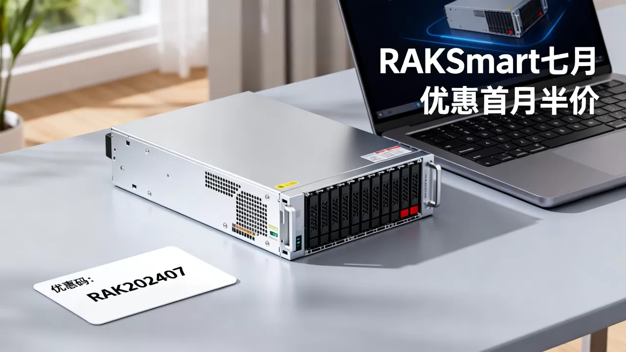 RAKsmart七月优惠首月半价是真的吗？RAKsmart服务器优惠码怎么领