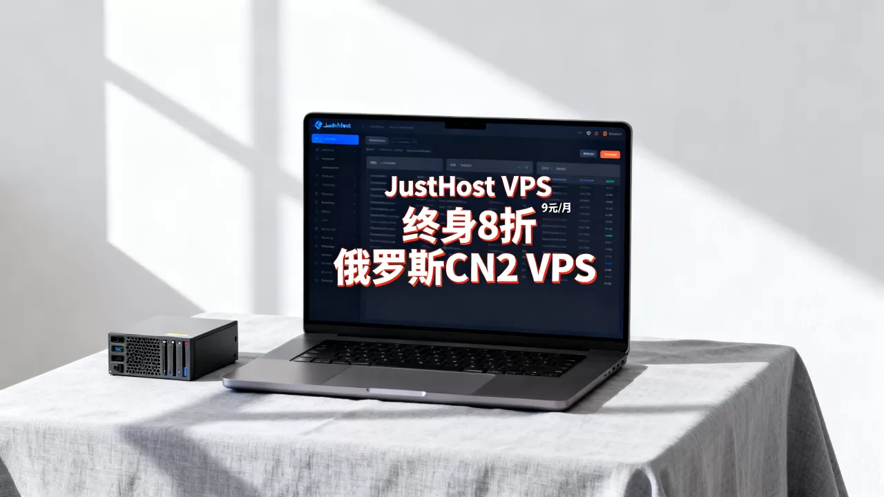 JustHost VPS终身8折低至9元/月靠谱吗？俄罗斯CN2 VPS推荐