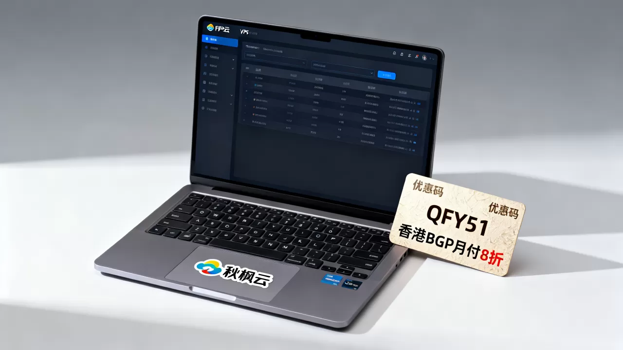 秋枫云五一优惠码怎么用？香港BGP月付8折VPS推荐