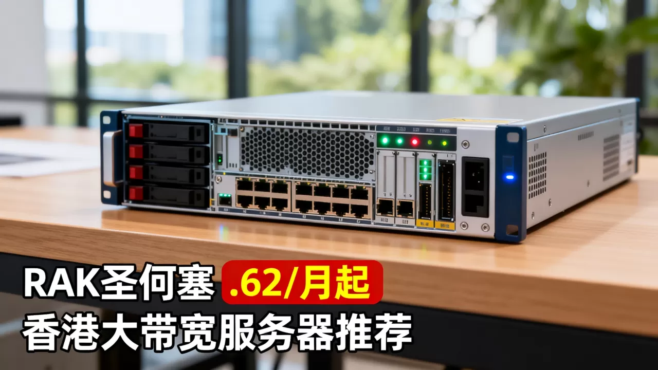 RAK圣何塞.62/月起是真的吗？香港大带宽服务器推荐