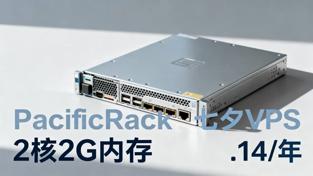 PacificRack七夕VPS值得买吗，2核2G内存.14/年