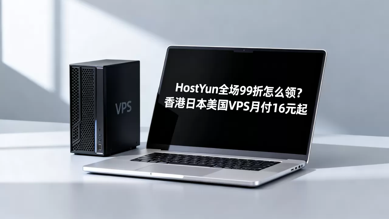 HostYun全场9折怎么领？香港日本美国VPS月付16元起