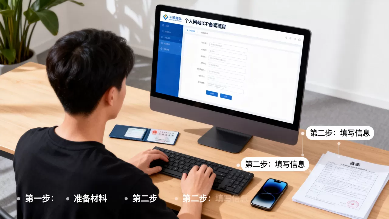 个体备案怎么操作？个人网站ICP备案流程