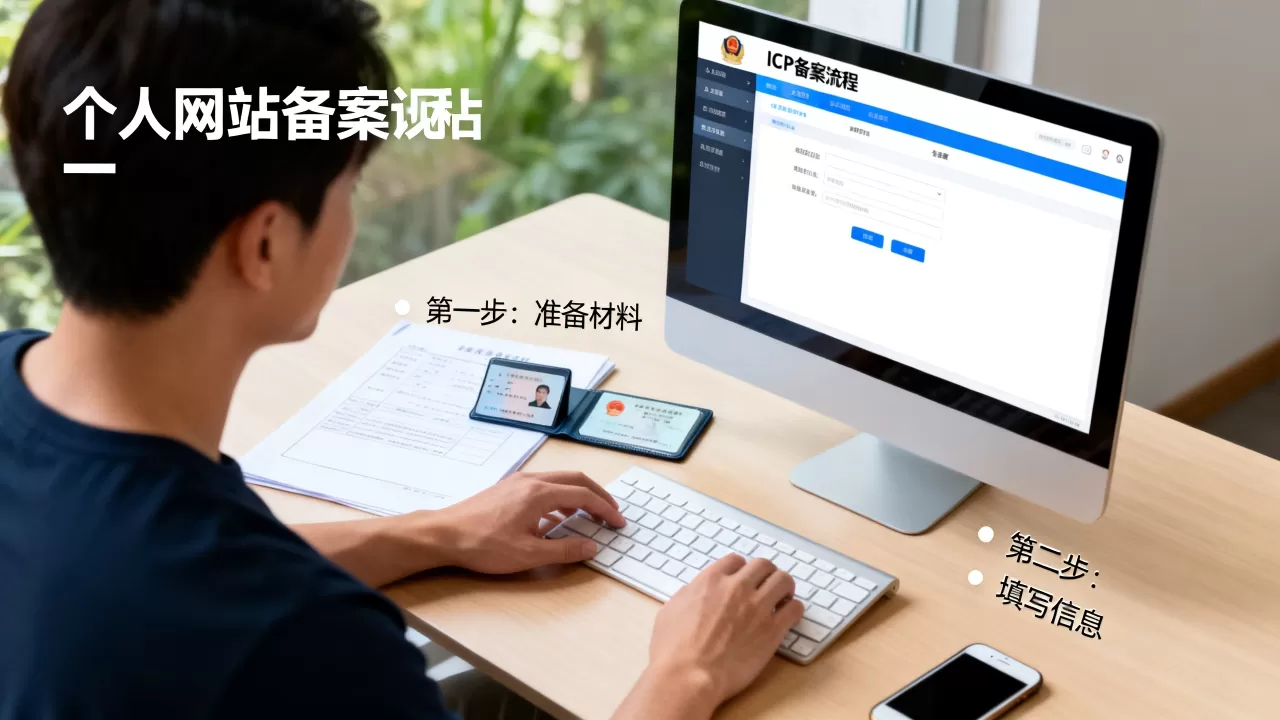 个体备案怎么操作？个人网站ICP备案流程