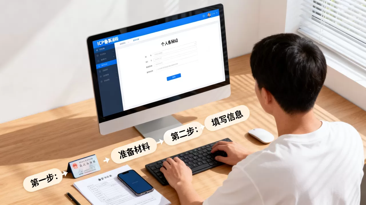个体备案怎么操作？个人网站ICP备案流程