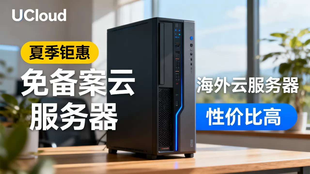 UCloud夏季钜惠免备案云服务器价格多少？海外云服务器哪家性价比高