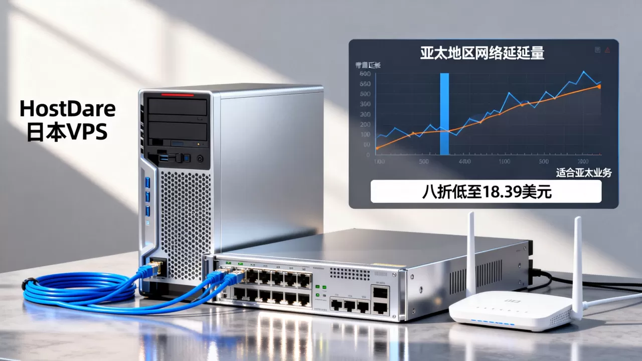 HostDare日本VPS八折低至18.39美元适合亚太业务吗