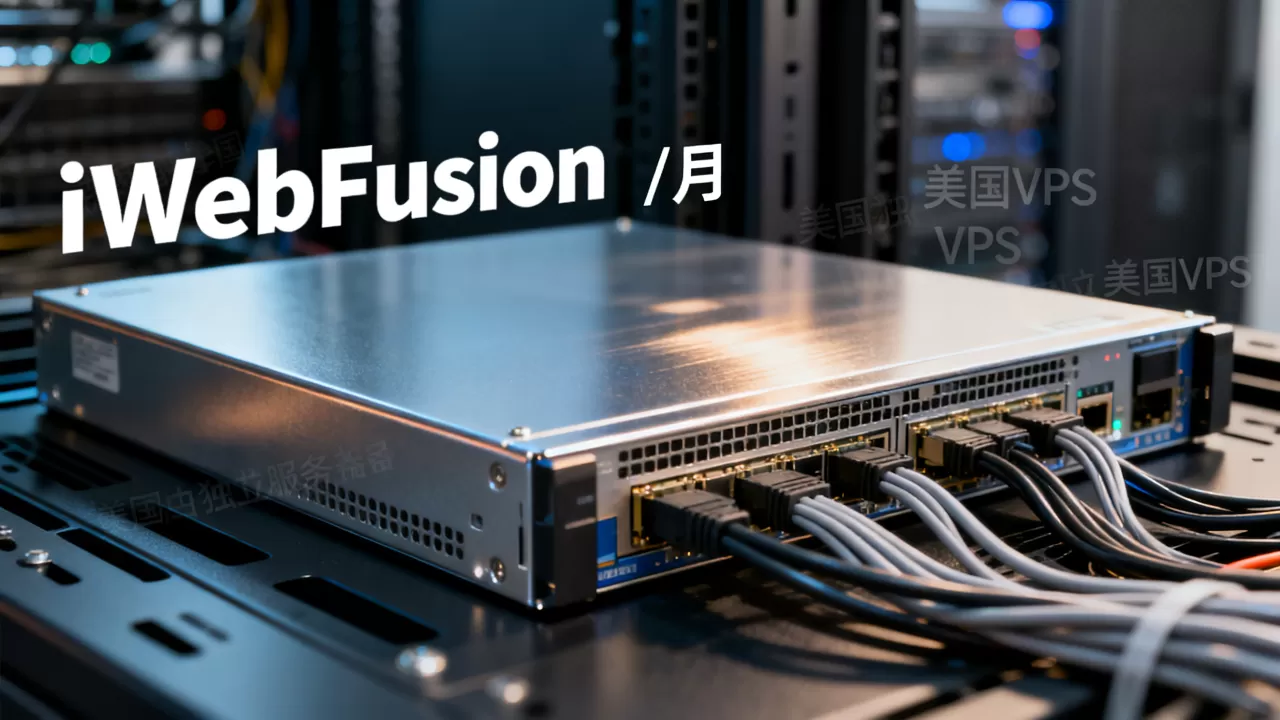 iWebFusion美国独立服务器9/月性能如何？美国VPS推荐性价比高