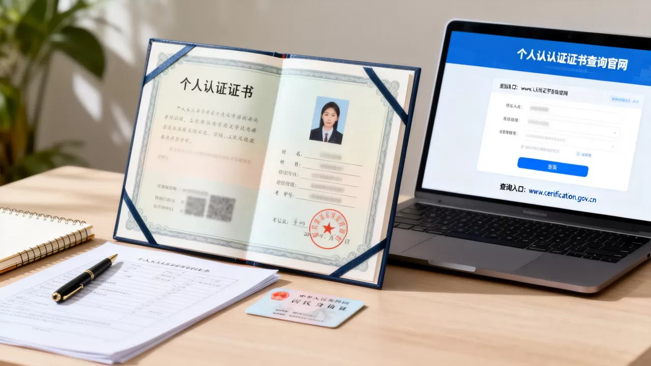 个人认证证书怎么考？个人认证证书查询官网入口