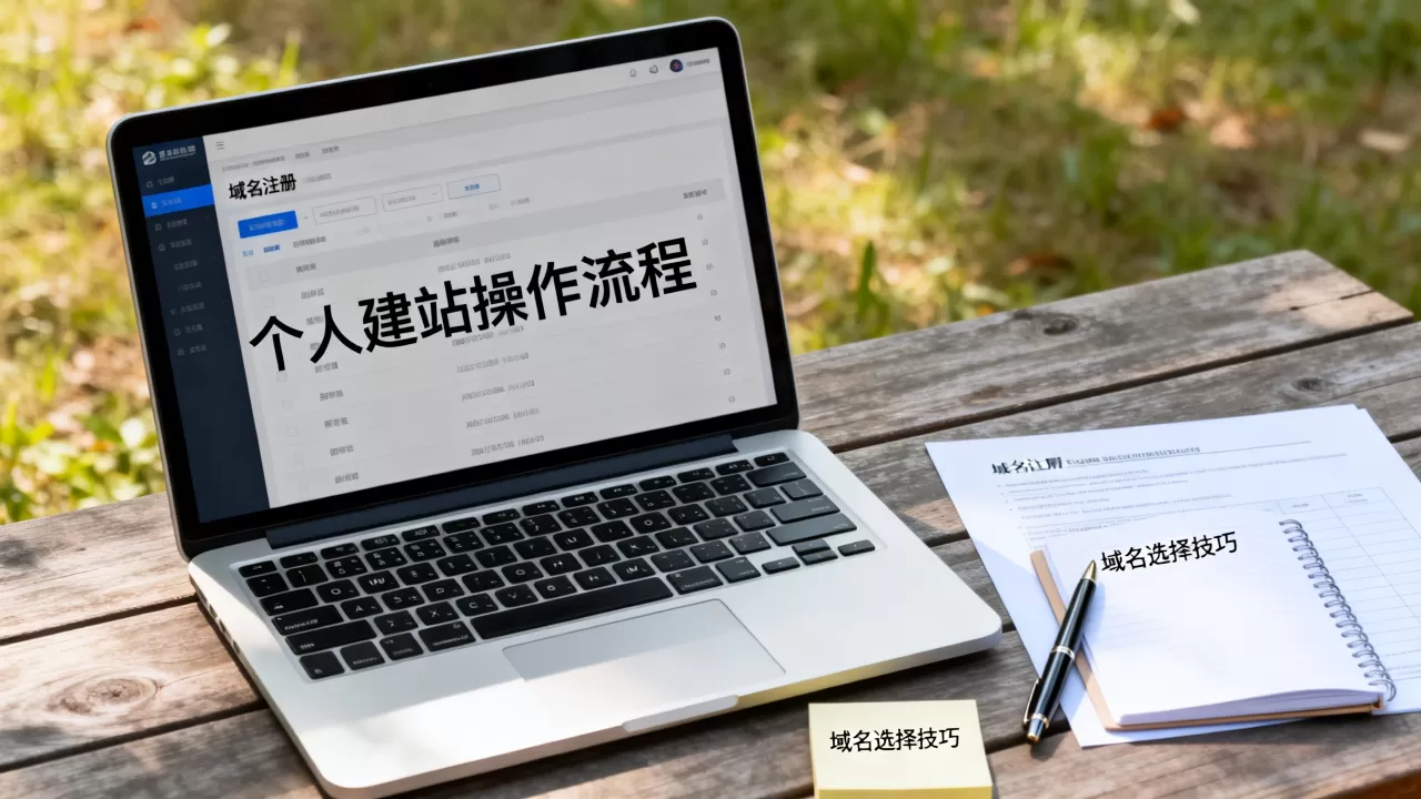 个人购买网站建站怎么操作？个人建站域名怎么选