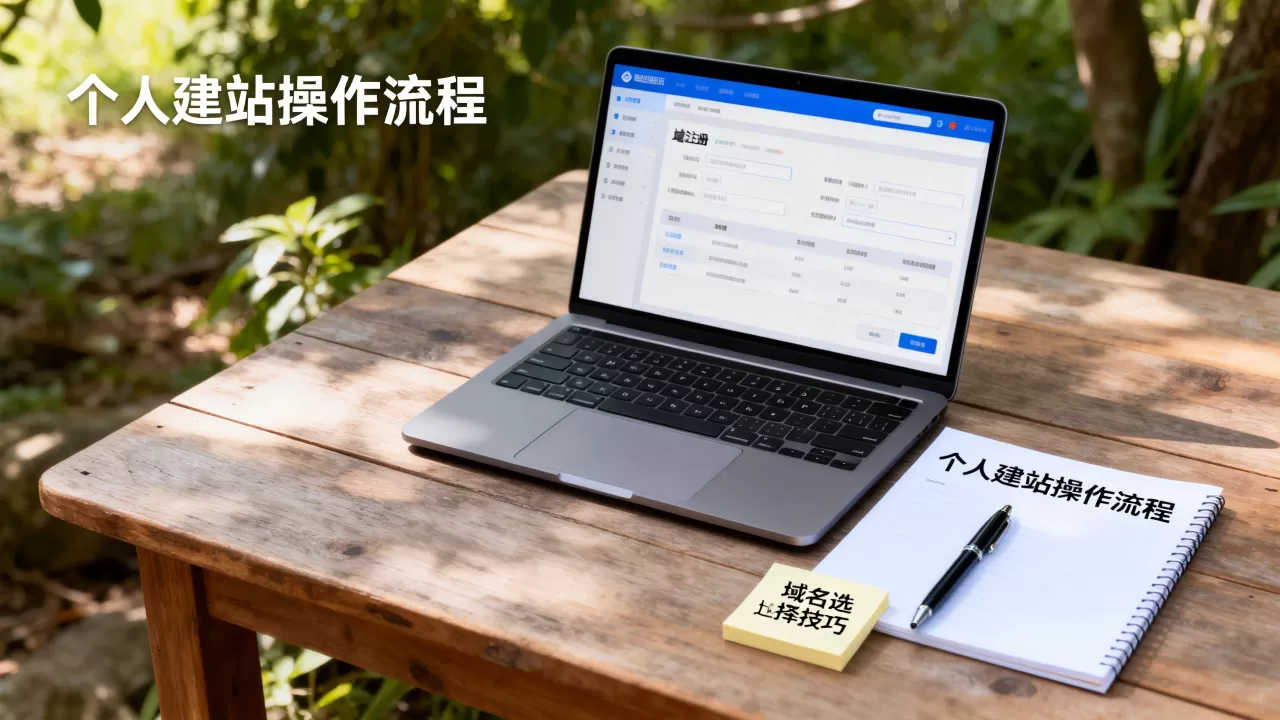 个人购买网站建站怎么操作？个人建站域名怎么选