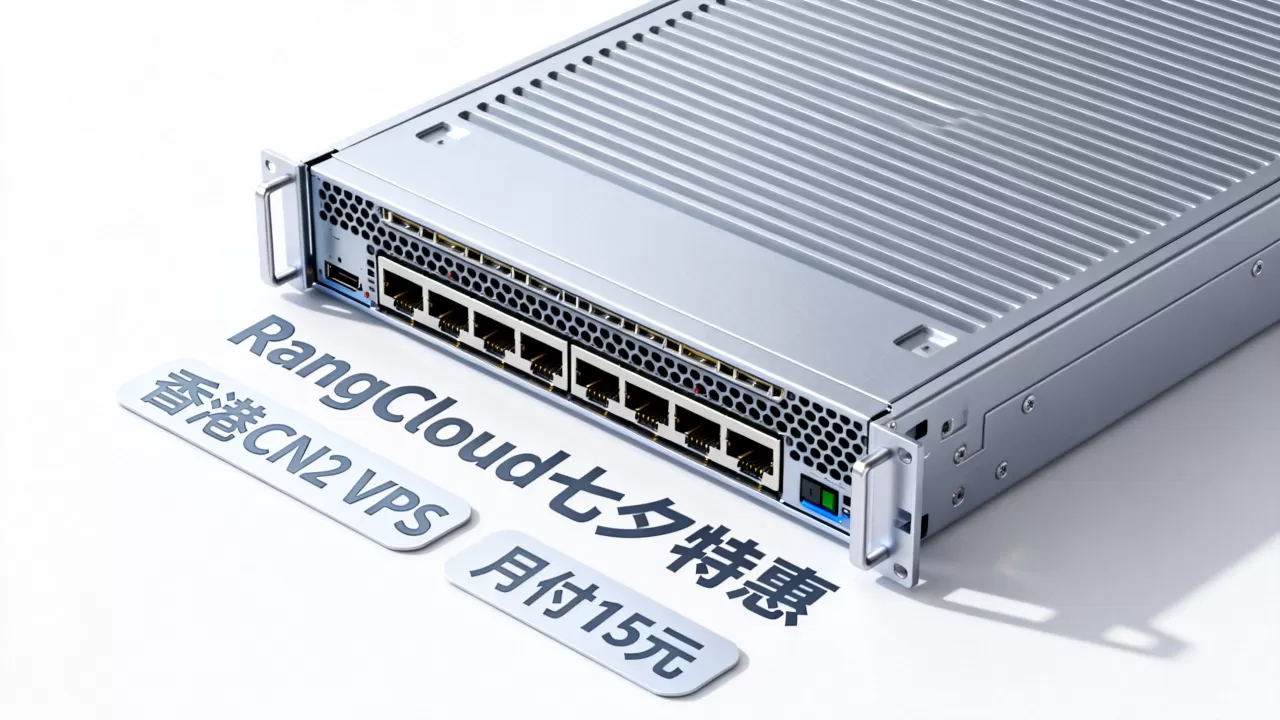 RangCloud七夕香港CN2 VPS打几折？月付15元能买吗