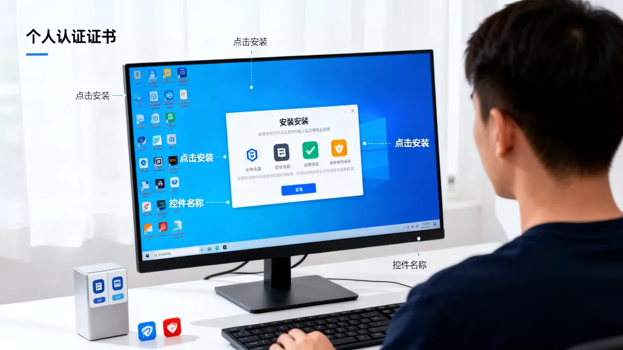 个人认证证书控件怎么用？个人认证证书控件怎么安装
