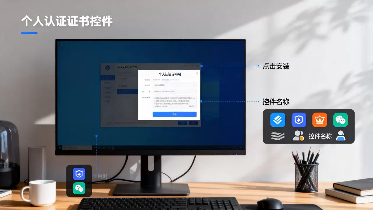 个人认证证书控件怎么用？个人认证证书控件怎么安装