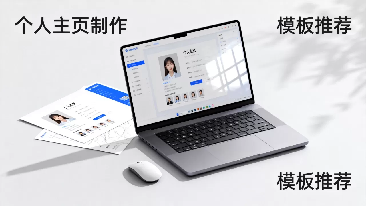 个人首页网站怎么制作？个人主页模板免费推荐
