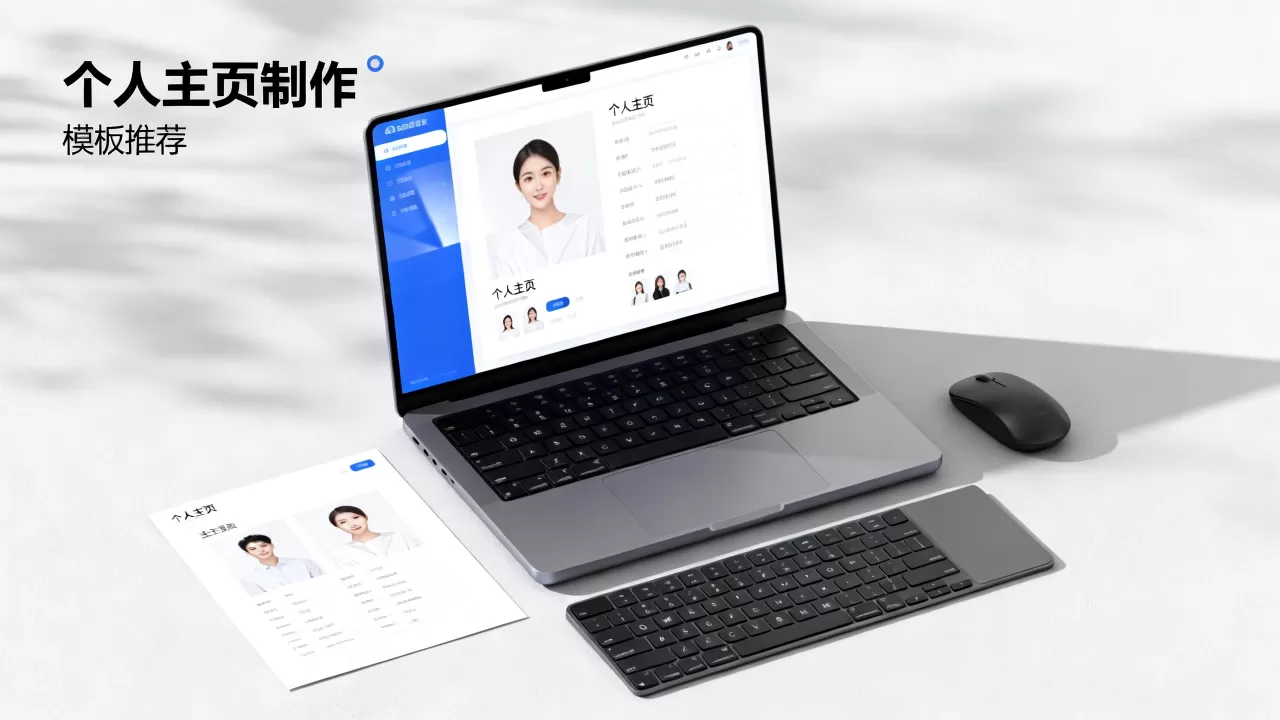 个人首页网站怎么制作？个人主页模板免费推荐
