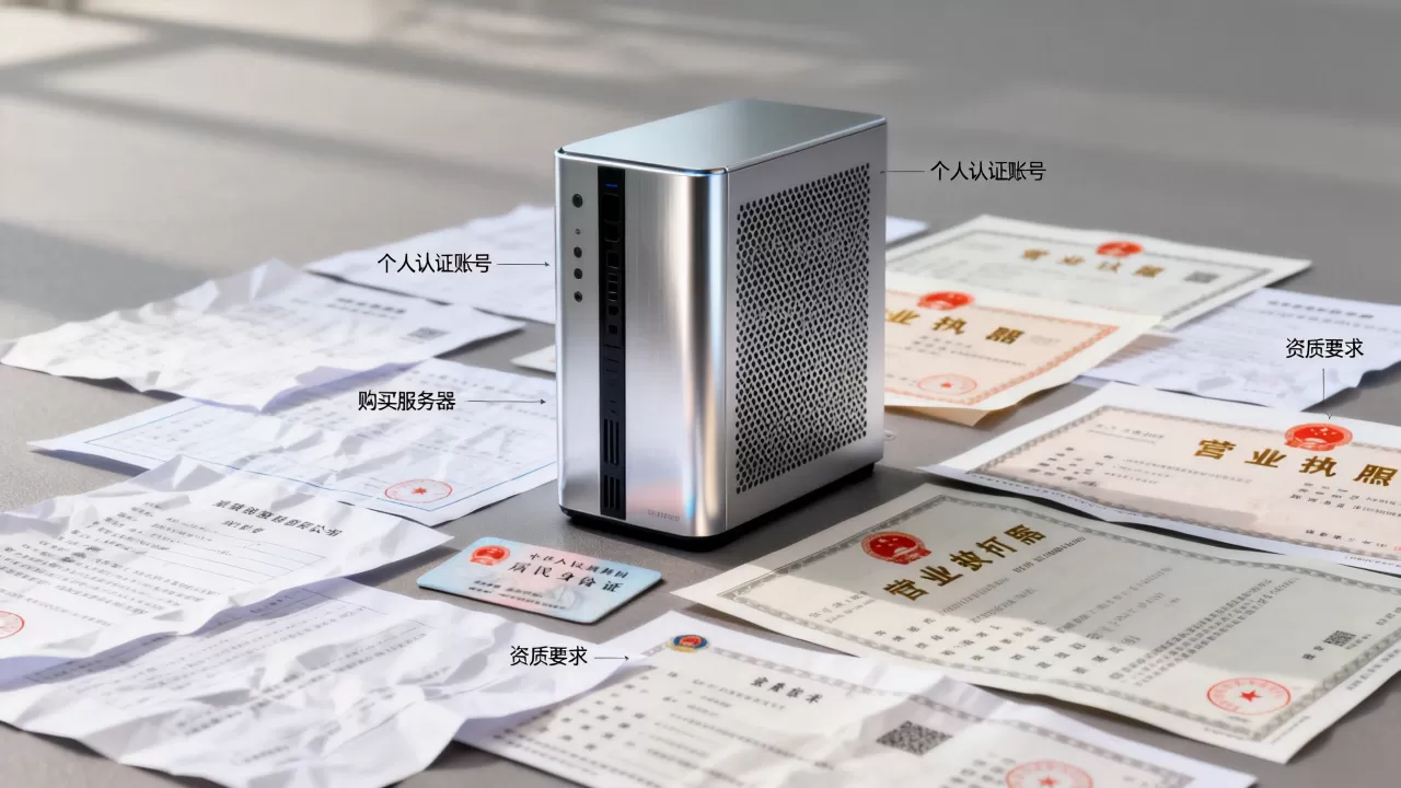 个人认证账号能买服务器吗？个人购买服务器需要什么资质