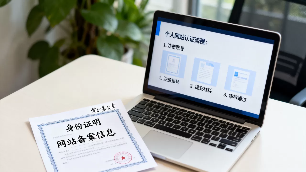 个人认证网站怎么弄？个人网站认证流程