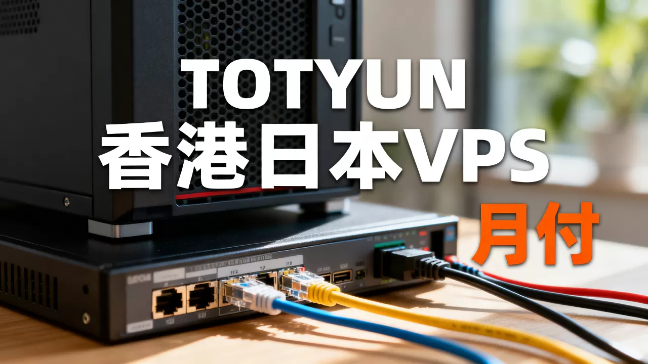 新商家TOTYUN全线5折是真的吗？香港日本VPS月付推荐