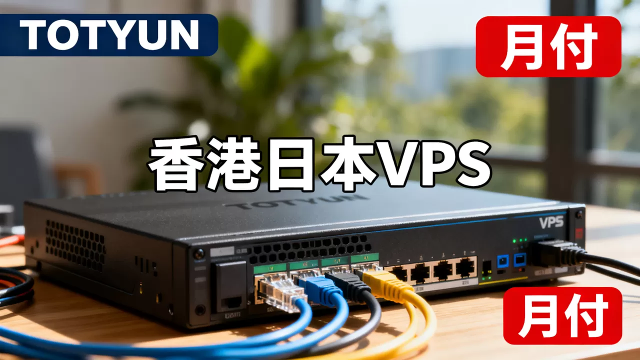 新商家TOTYUN全线5折是真的吗？香港日本VPS月付推荐