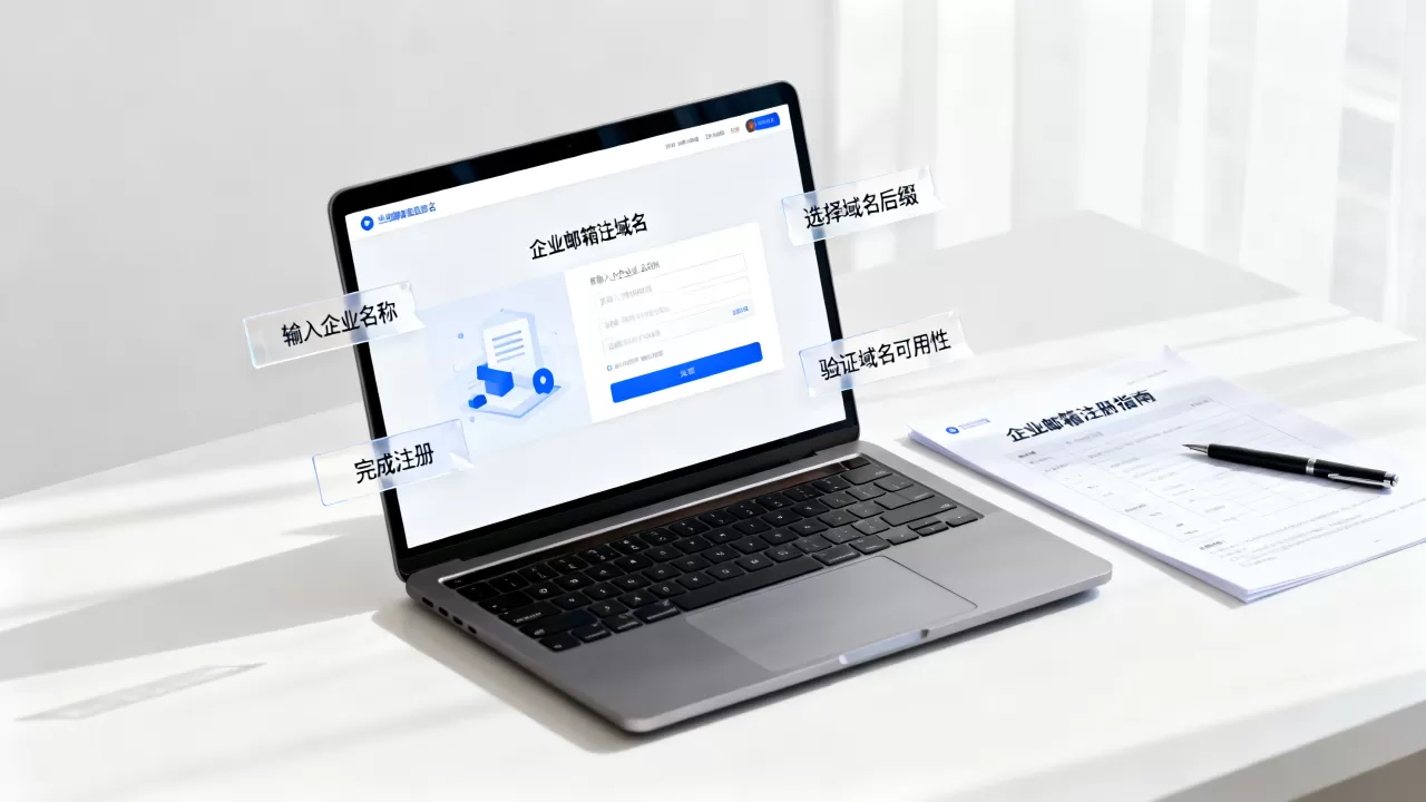 个人邮箱后缀企业域名怎么注册？企业邮箱域名注册流程