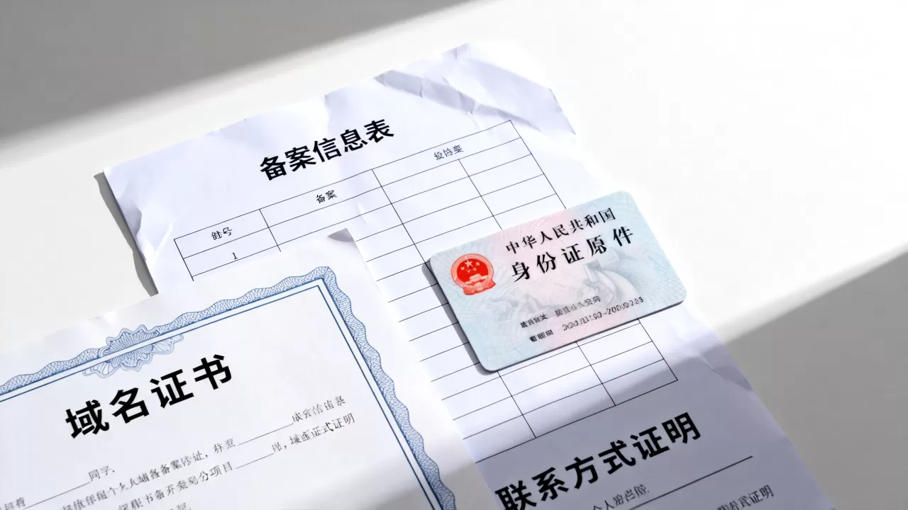个人域名备案需要哪些资料？个人备案流程及所需材料