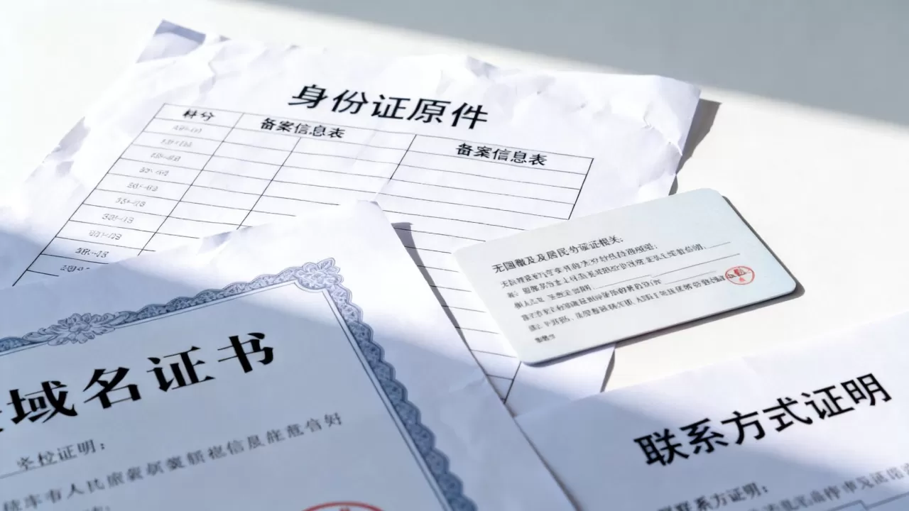 个人域名备案需要哪些资料？个人备案流程及所需材料