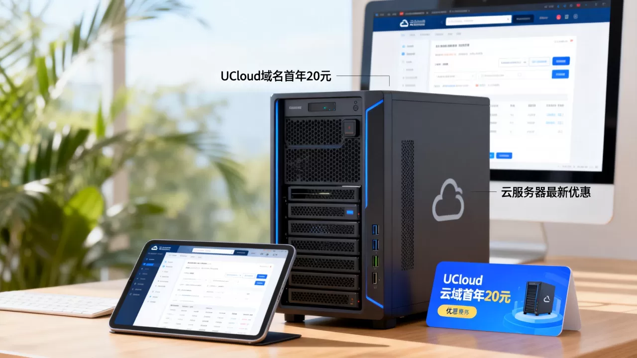 UCloud域名首年20元是真的吗，云服务器最新优惠活动
