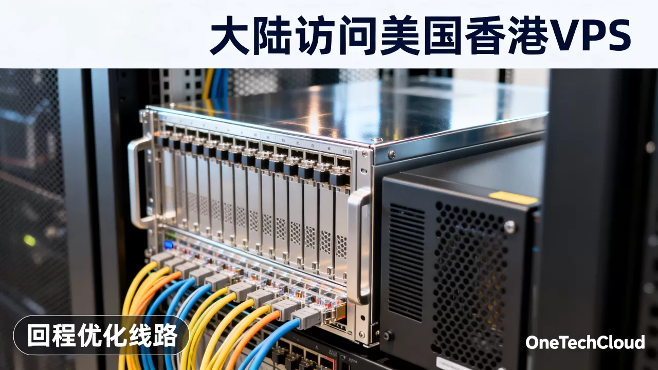 OneTechCloud云服务器回程优化线路怎么选？大陆访问美国香港VPS哪家快