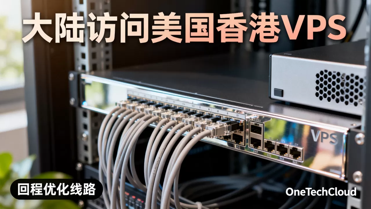 OneTechCloud云服务器回程优化线路怎么选？大陆访问美国香港VPS哪家快