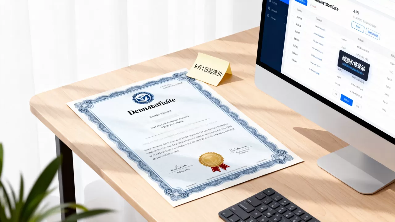 NameSilo.com域名9月1日起涨价是真的吗？域名续费价格变动最新政策