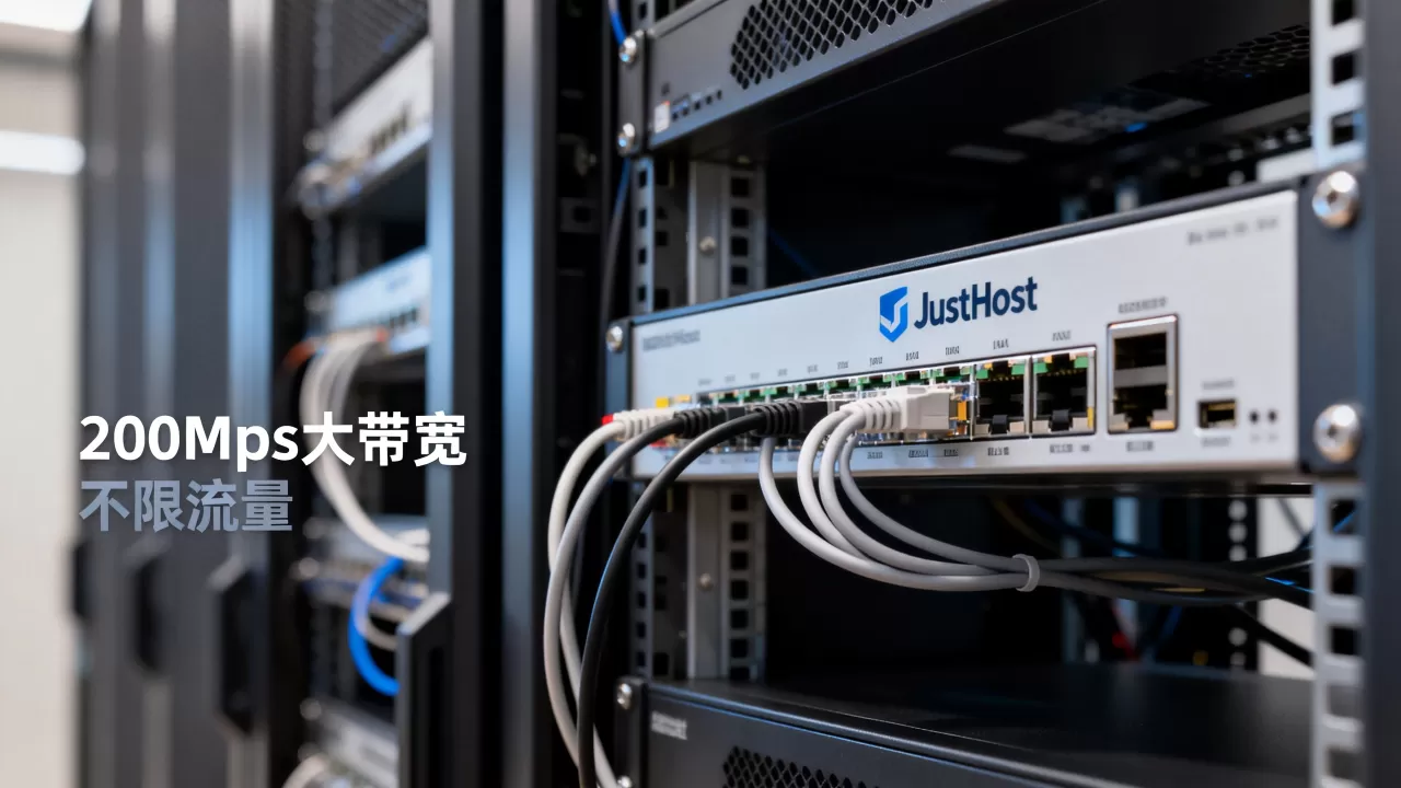 JustHost俄罗斯VPS好用吗？200Mbps大带宽不限流量