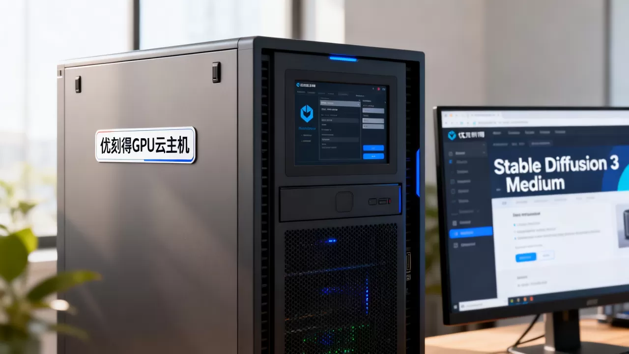 优刻得GPU云主机如何运行Stable Diffusion 3 Medium？