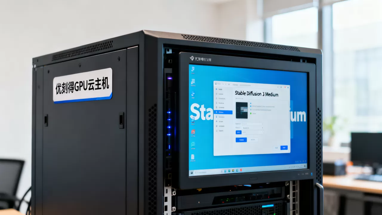 优刻得GPU云主机如何运行Stable Diffusion 3 Medium？