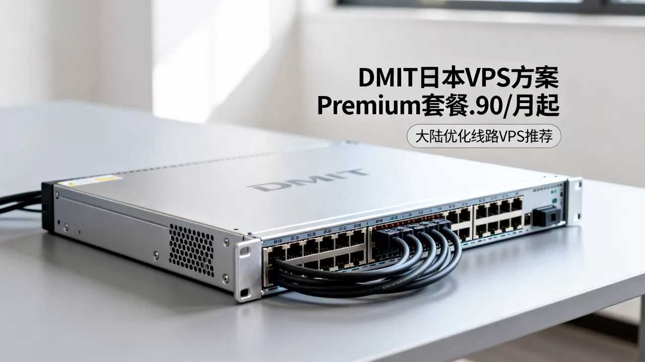 DMIT日本VPS方案Premium套餐.90/月起好用吗，大陆优化线路VPS推荐