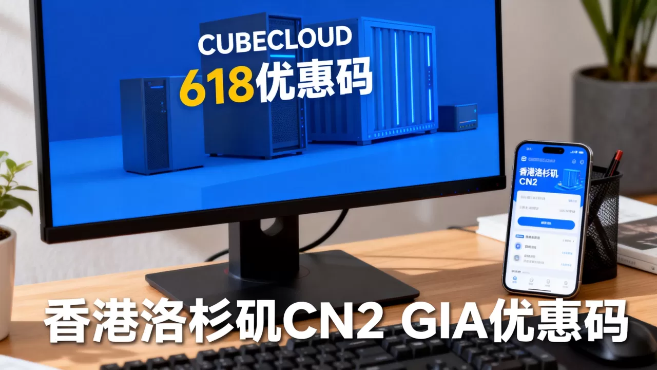 CUBECLOUD 618优惠码怎么用？香港洛杉矶CN2 GIA优惠码