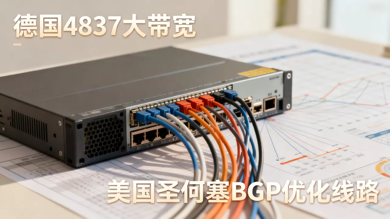 德国4837大带宽月付多少？美国圣何塞BGP优化线路推荐