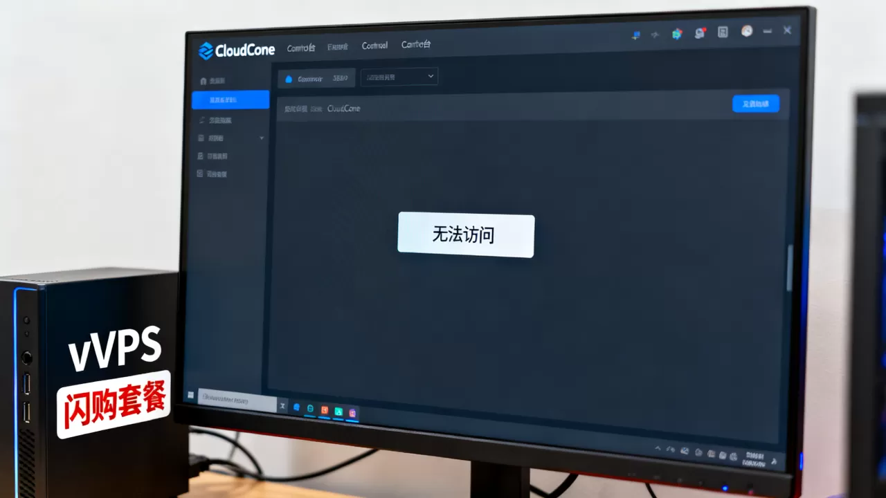 CloudCone控制台域名为何无法访问？vps闪购便宜套餐推荐