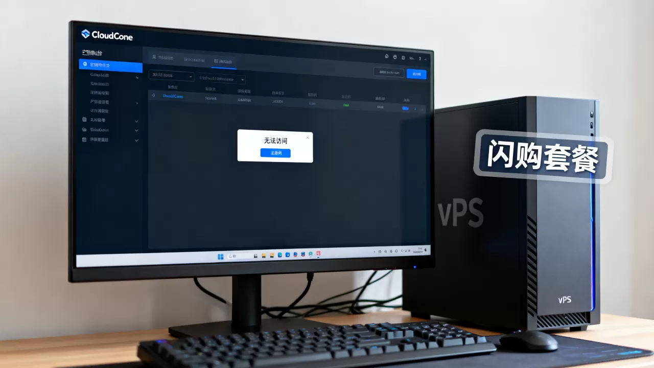 CloudCone控制台域名为何无法访问？vps闪购便宜套餐推荐