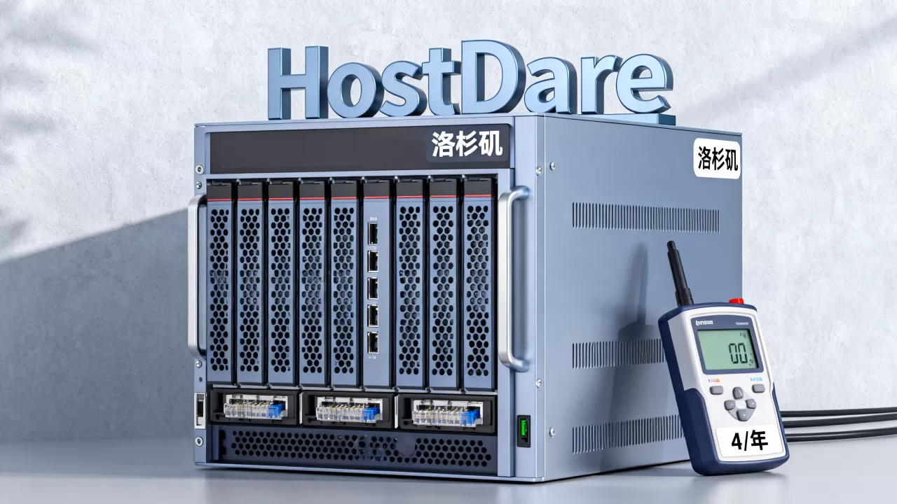 HostDare洛杉矶VPS低至.4/年值得买吗，美国VPS推荐