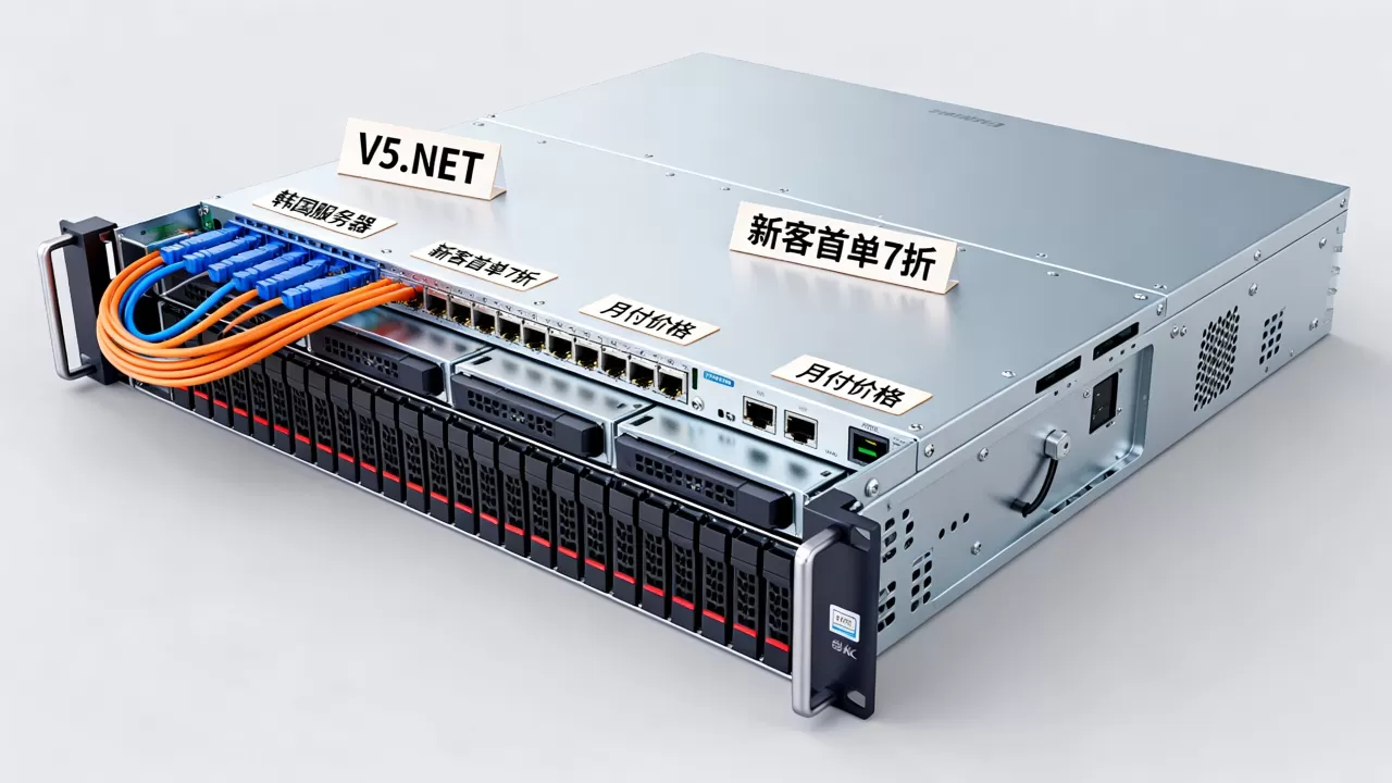 V5.NET新客首单7折是真的吗？香港韩国独立服务器月付多少钱