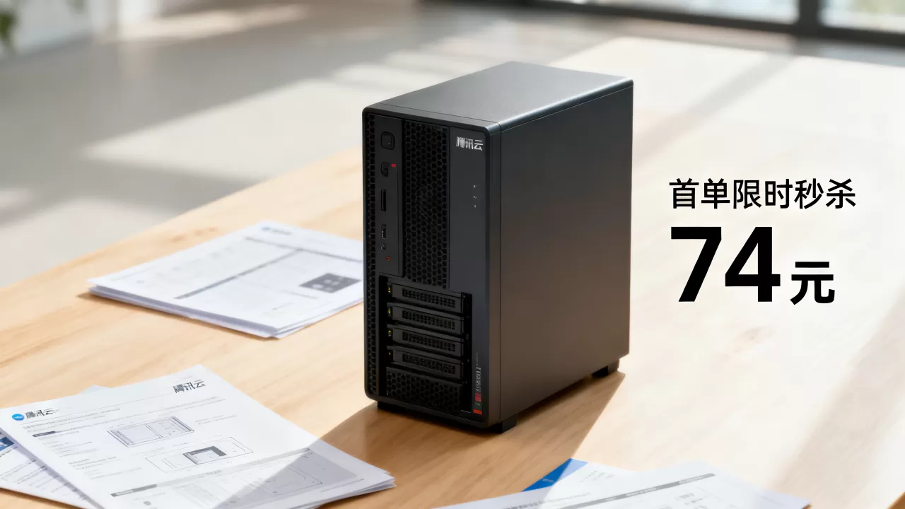 腾讯云轻量服务器74元抢得到吗？腾讯云首单限时秒杀活动详情