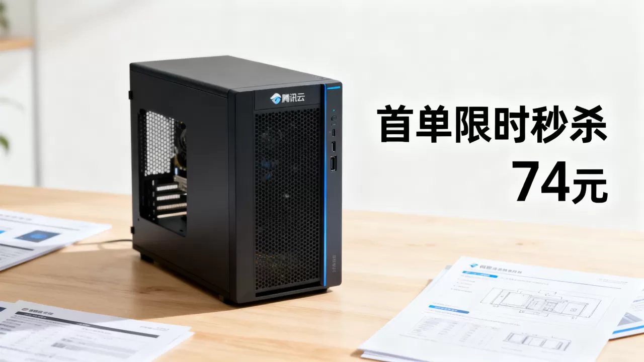 腾讯云轻量服务器74元抢得到吗？腾讯云首单限时秒杀活动详情