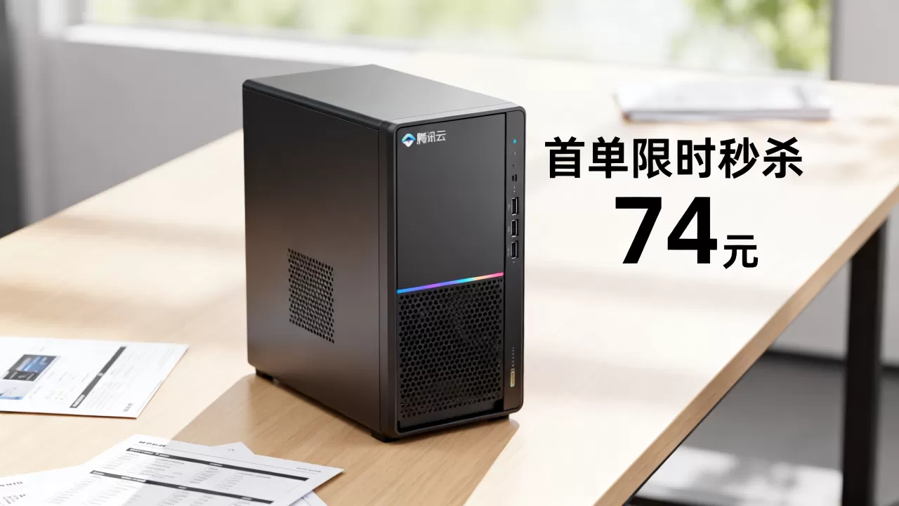 腾讯云轻量服务器74元抢得到吗？腾讯云首单限时秒杀活动详情